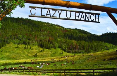 CO/C Lazy U Ranch/Einfahrt