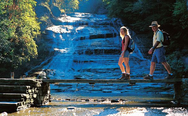NY/Finger Lakes Region/Buttermilk Falls State Park-Ithaca