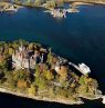 Aerial vom Boldt Castle, Jefferson County, Thousand Islands, New York State - Credit: NYSDED, Darren McGee