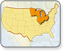 Übersichtskarte USA