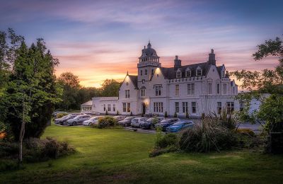 SCO/Isle of Skye/Skeabost House Hotel/Außenansicht