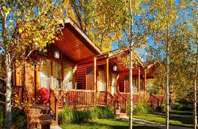 WY/Jackson/Rustic Inn at Jackson Hole Creekside Resort & Spa/Außenansicht