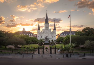 LA/New Orleans/Jackson Square/Cabildo Presbytere and St Louis Cathedral