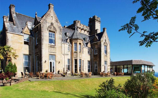 SCO/Tarbert/Stonefield Castle Hotel/Außenansicht