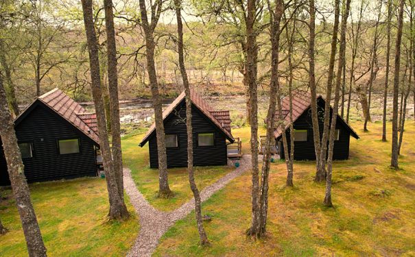 SCO/Spean Bridge/Burnbank Lodges/Überblick Cabins