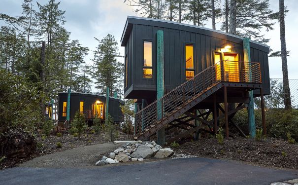 BC/Tofino/Middle Beach Lodge/Außenansicht