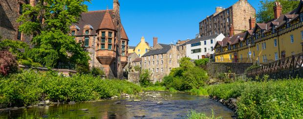 Dean Village, Edinburgh, Schottland - Credit: Visit Scotland / Kenny Lam