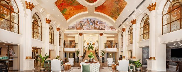 Lobby, British Colonial Hotel, Nassau, Bahamas Credit - British Colonial Hotel