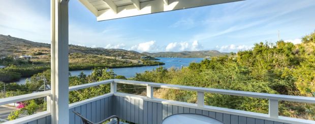 Ausblick vom Balkon der Villen - Credit: Club Seabourne Boutique Hotel