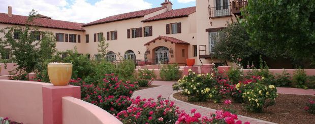 Außenansciht, La Posada Hotel, Winslow, Arizona Credit - La Posada Hotel