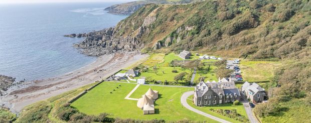 Überblick, Knockinaam Lodge, Portpatrick, Schottland - Credit: Knockinaam Lodge